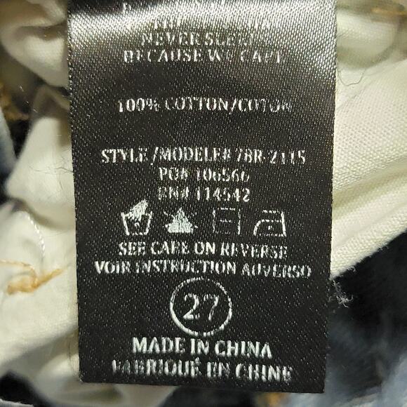 Blank NYC Textured Denim Shortalls - Size 27 - Picture 9 of 9